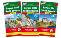 Vorderes Coverbild Bayern, Autokarten Set 1:150.000