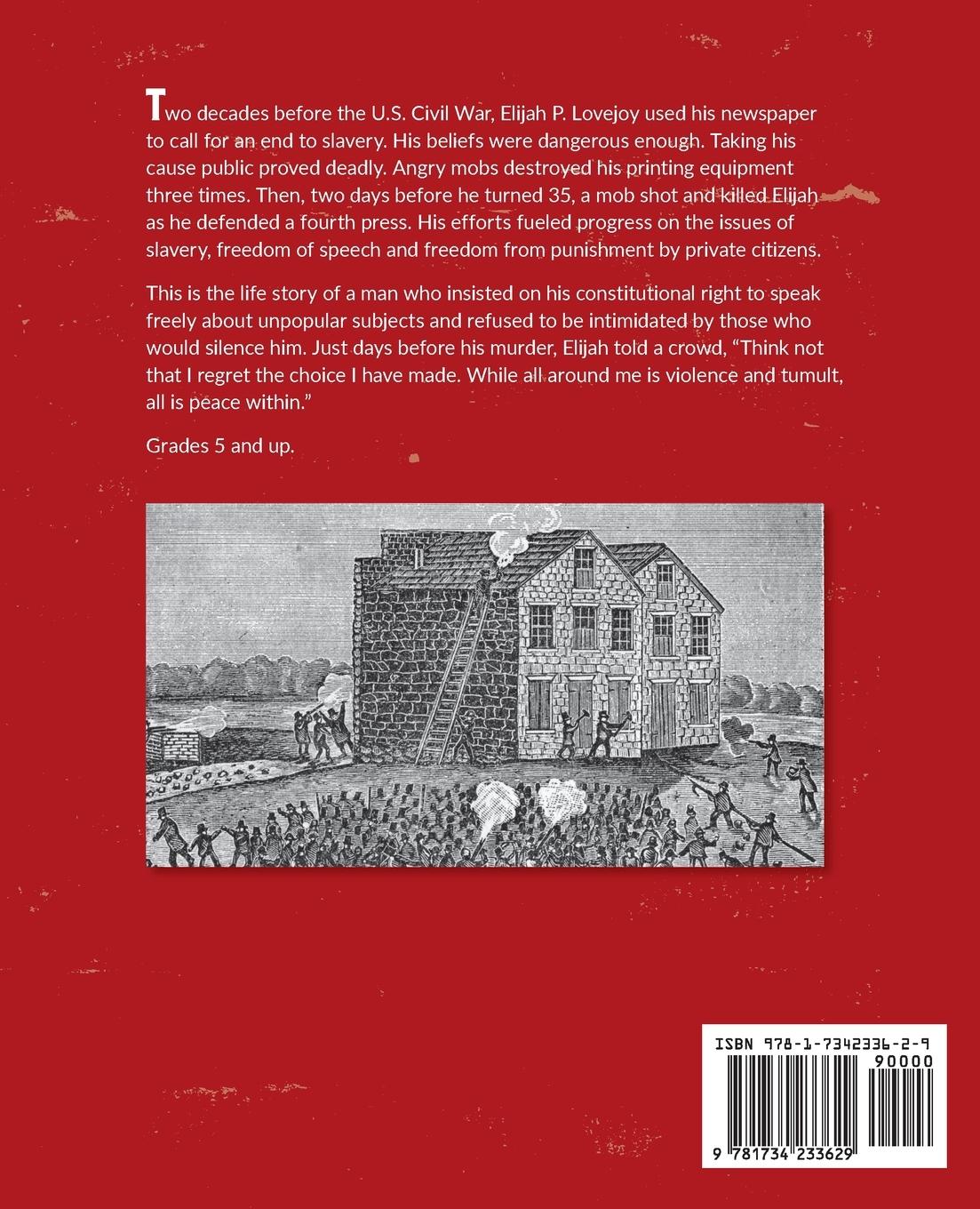 Rückseitencover Elijah Lovejoy's Fight for Freedom