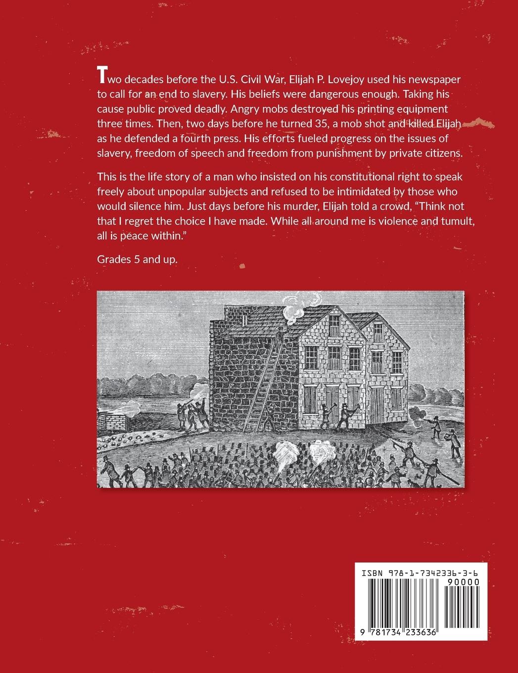 Rückseitencover Elijah Lovejoy's Fight for Freedom