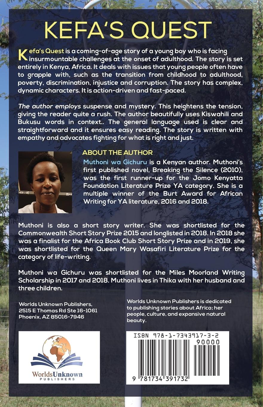 Rückseitencover Kefa's Quest