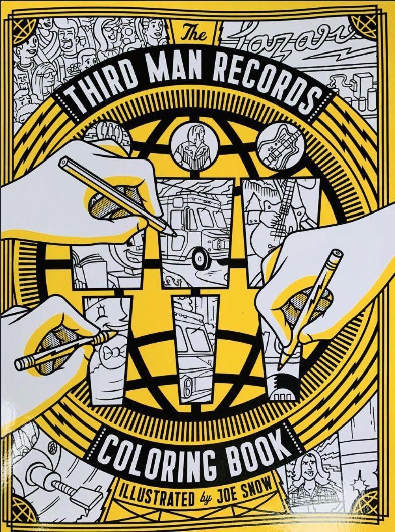 Vorderes Coverbild Third Man Records Coloring Book