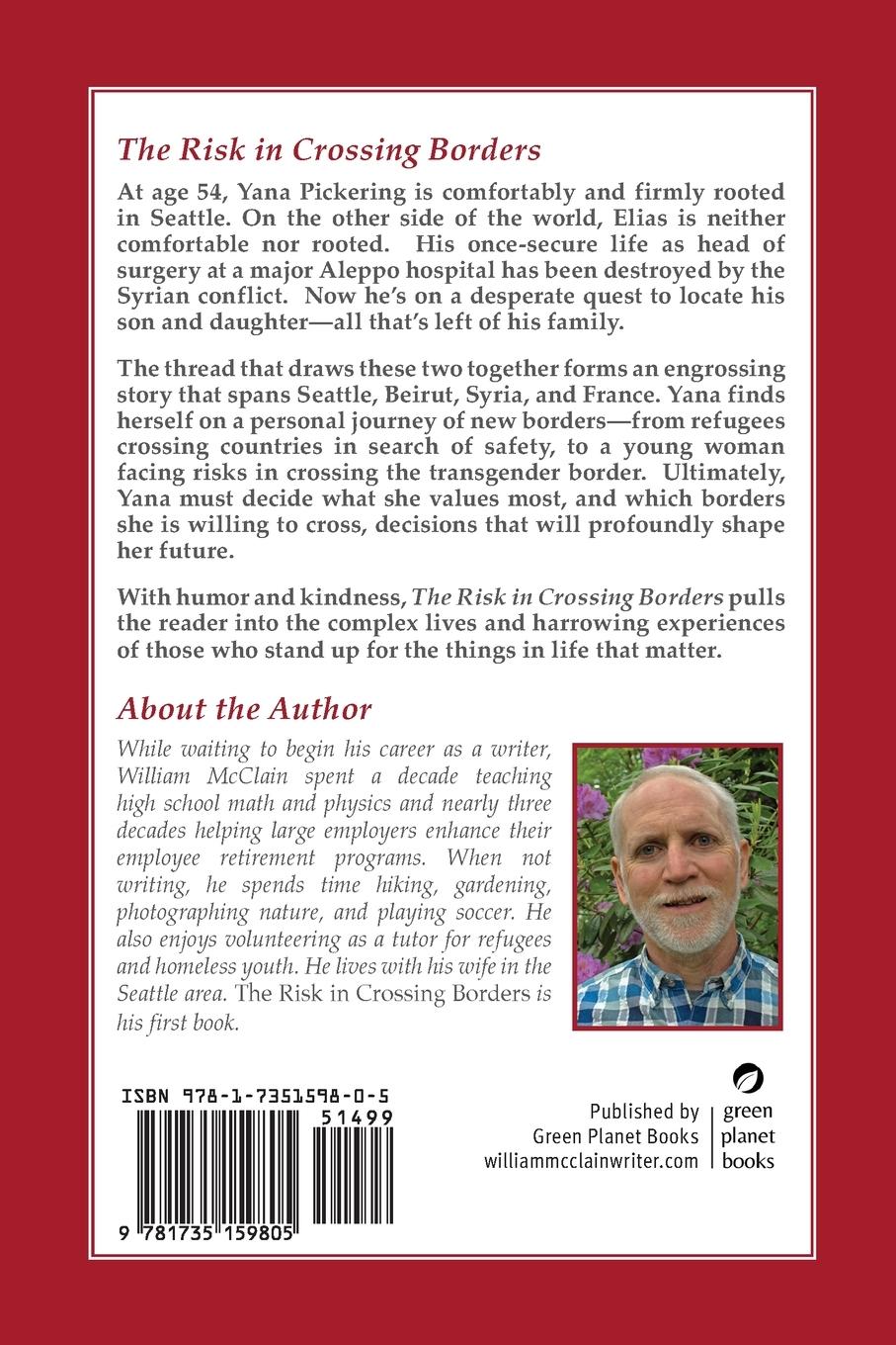 Rückseitencover The Risk in Crossing Borders