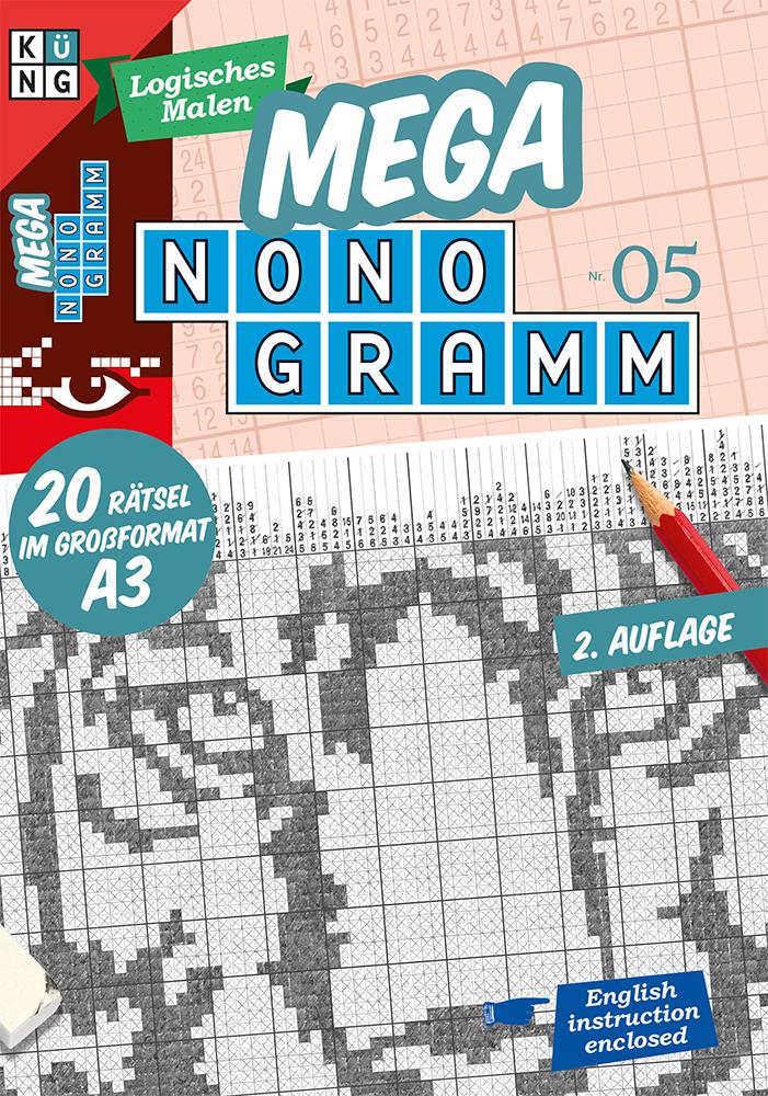Vorderes Coverbild Mega-Nonogramm 05