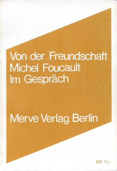 Vorderes Coverbild Von der Freundschaft als Lebensweise