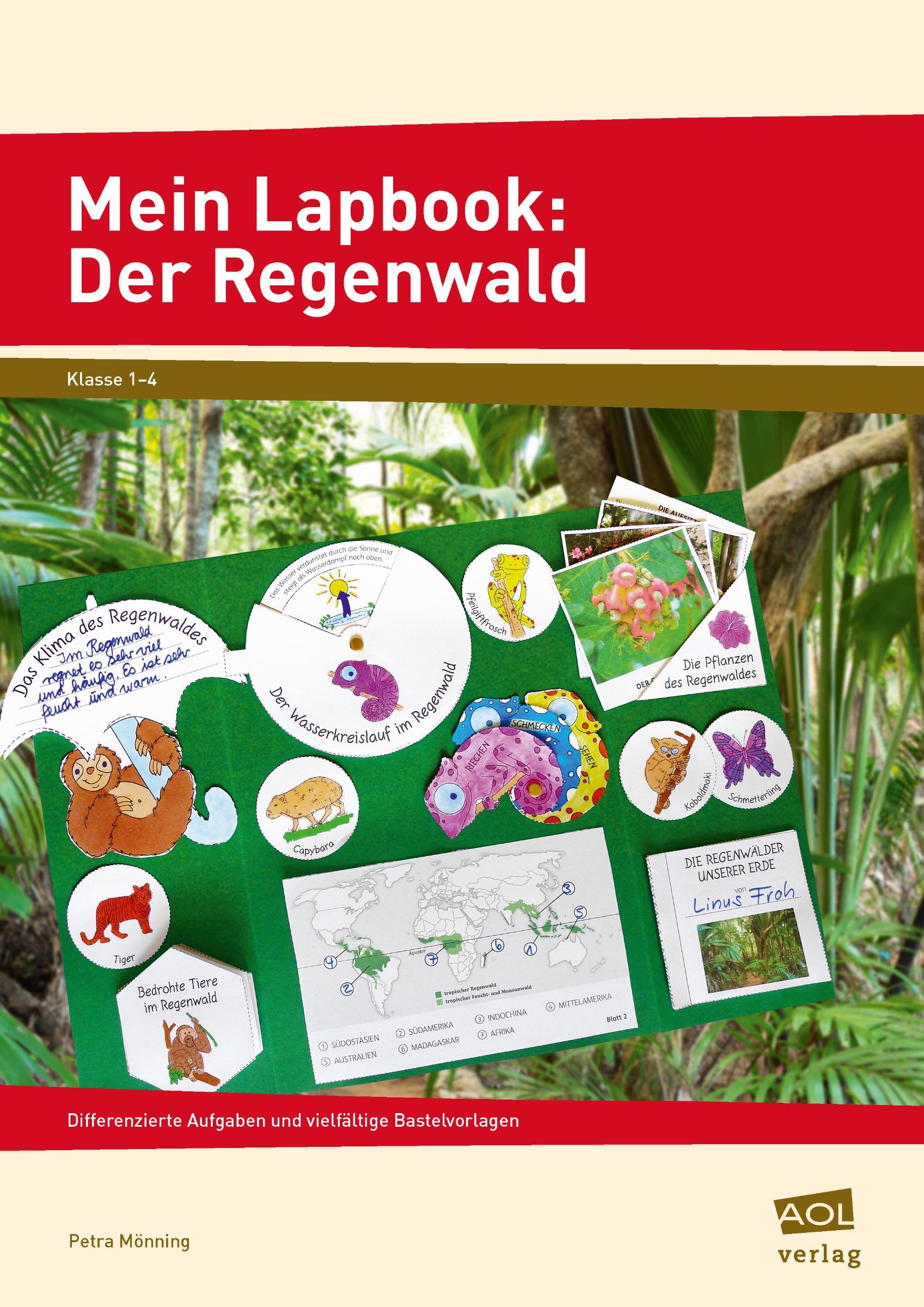 Vorderes Coverbild Mein Lapbook: Der Regenwald