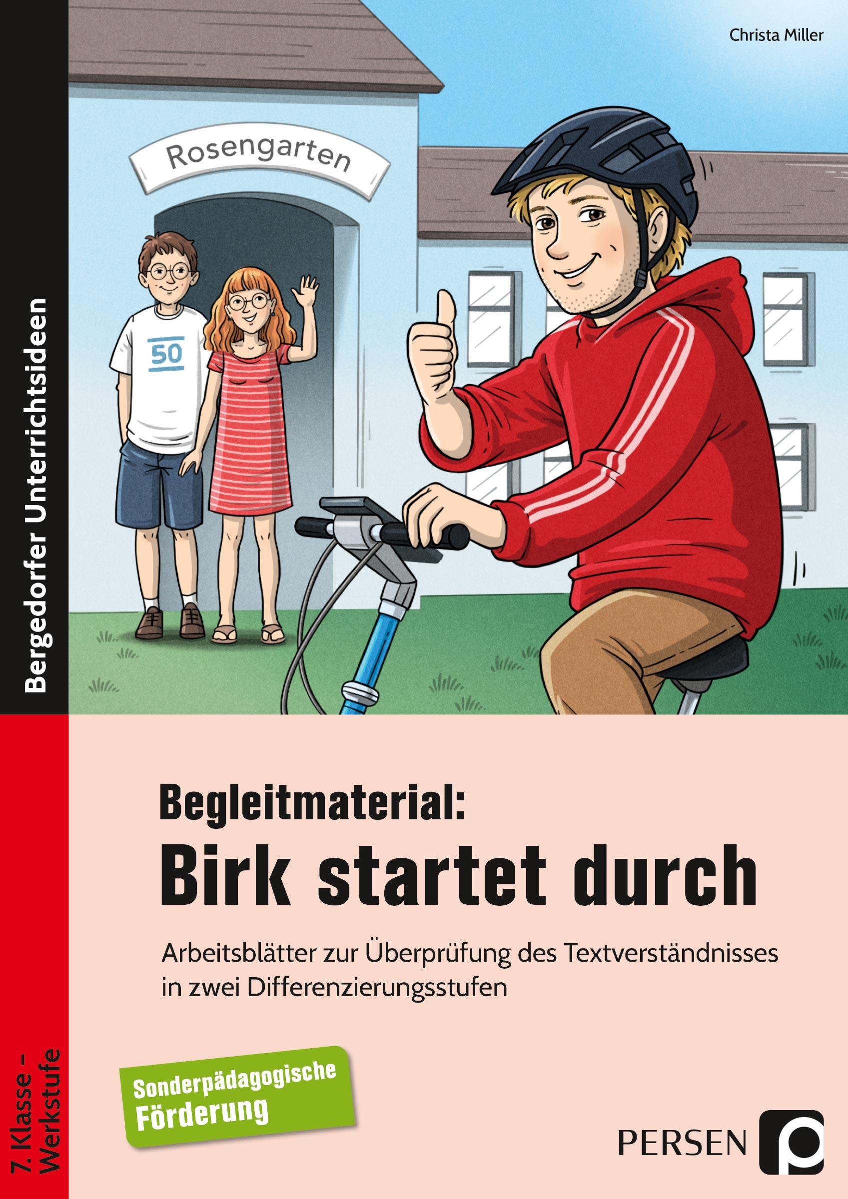 Vorderes Coverbild Begleitmaterial: Birk startet durch