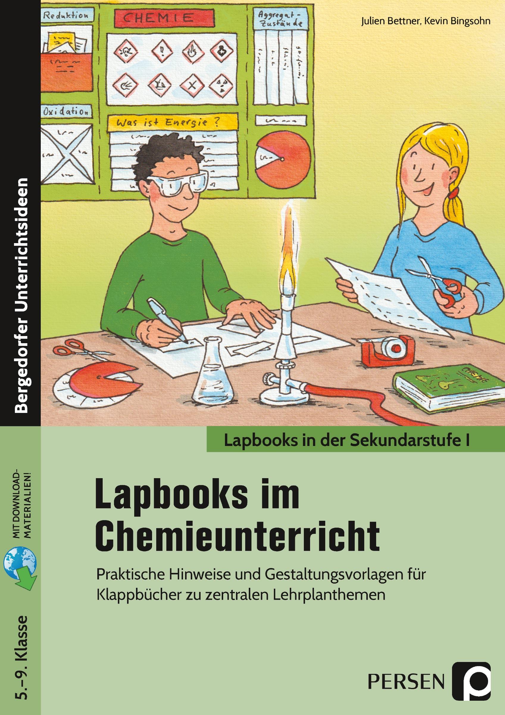 Vorderes Coverbild Lapbooks im Chemieunterricht - 5.-9. Klasse