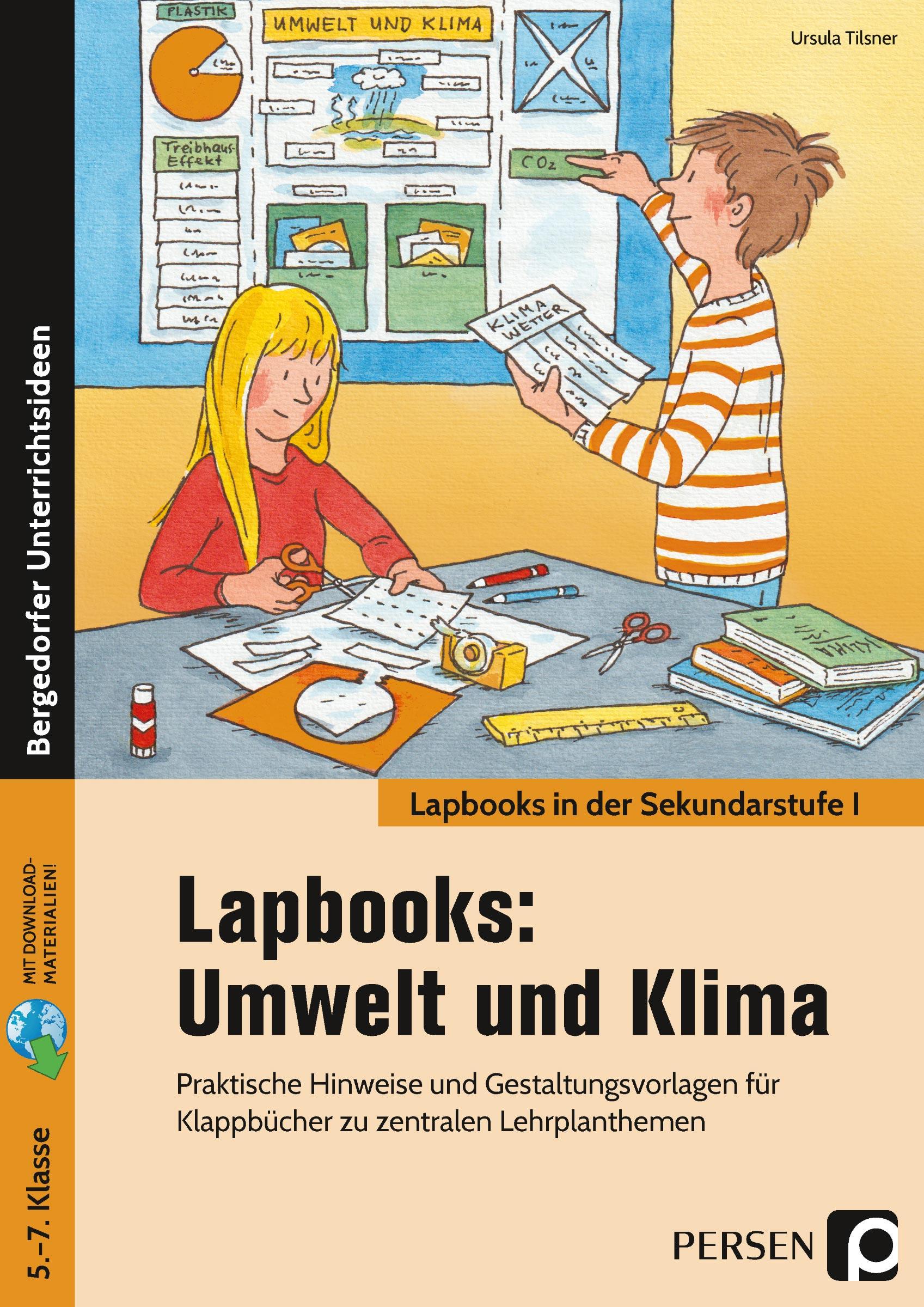 Vorderes Coverbild Lapbooks: Umwelt und Klima - 5.-7. Klasse