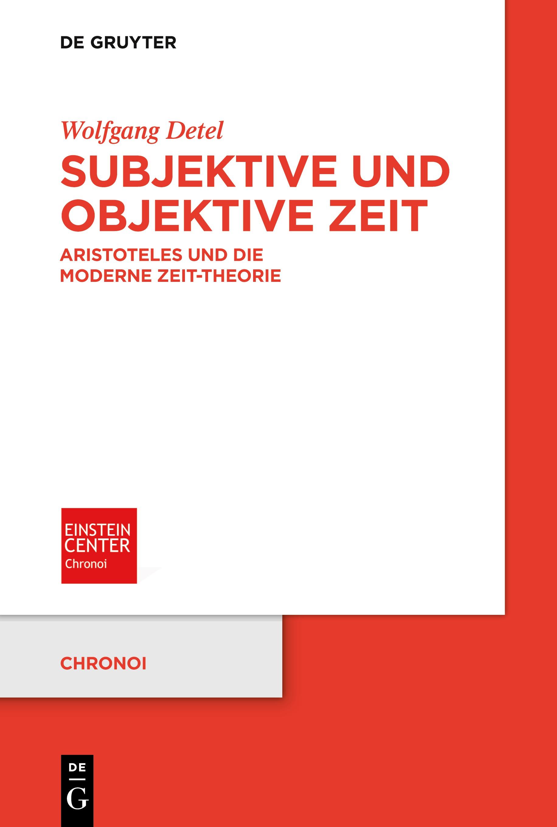 Vorderes Coverbild Subjektive und objektive Zeit