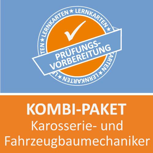 Vorderes Coverbild AzubiShop24.de Kombi-Paket Lernkarten Karosserie- und Fahrzeugbaumechaniker /in