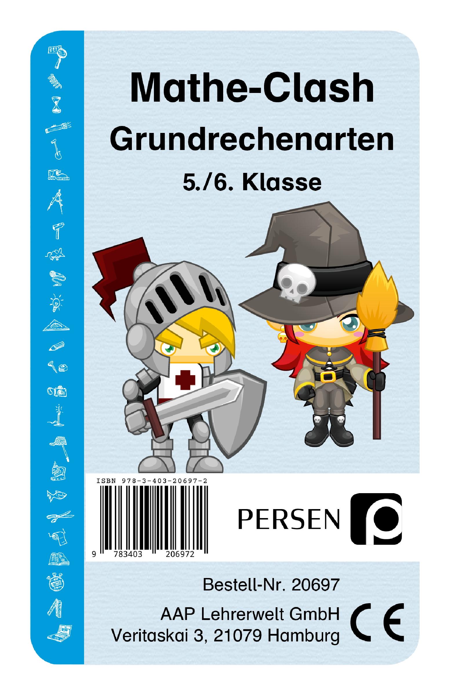 Vorderes Coverbild Mathe-Clash: Grundrechenarten