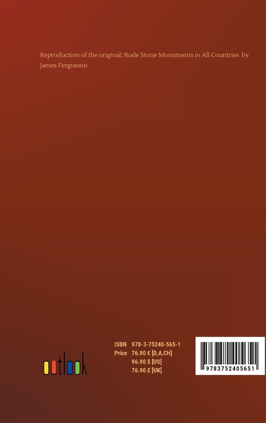 Rückseitencover Rude Stone Monuments in All Countries