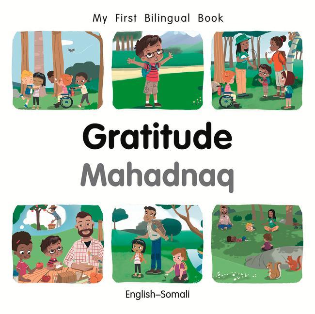 Vorderes Coverbild My First Bilingual Book-Gratitude (English-Somali)