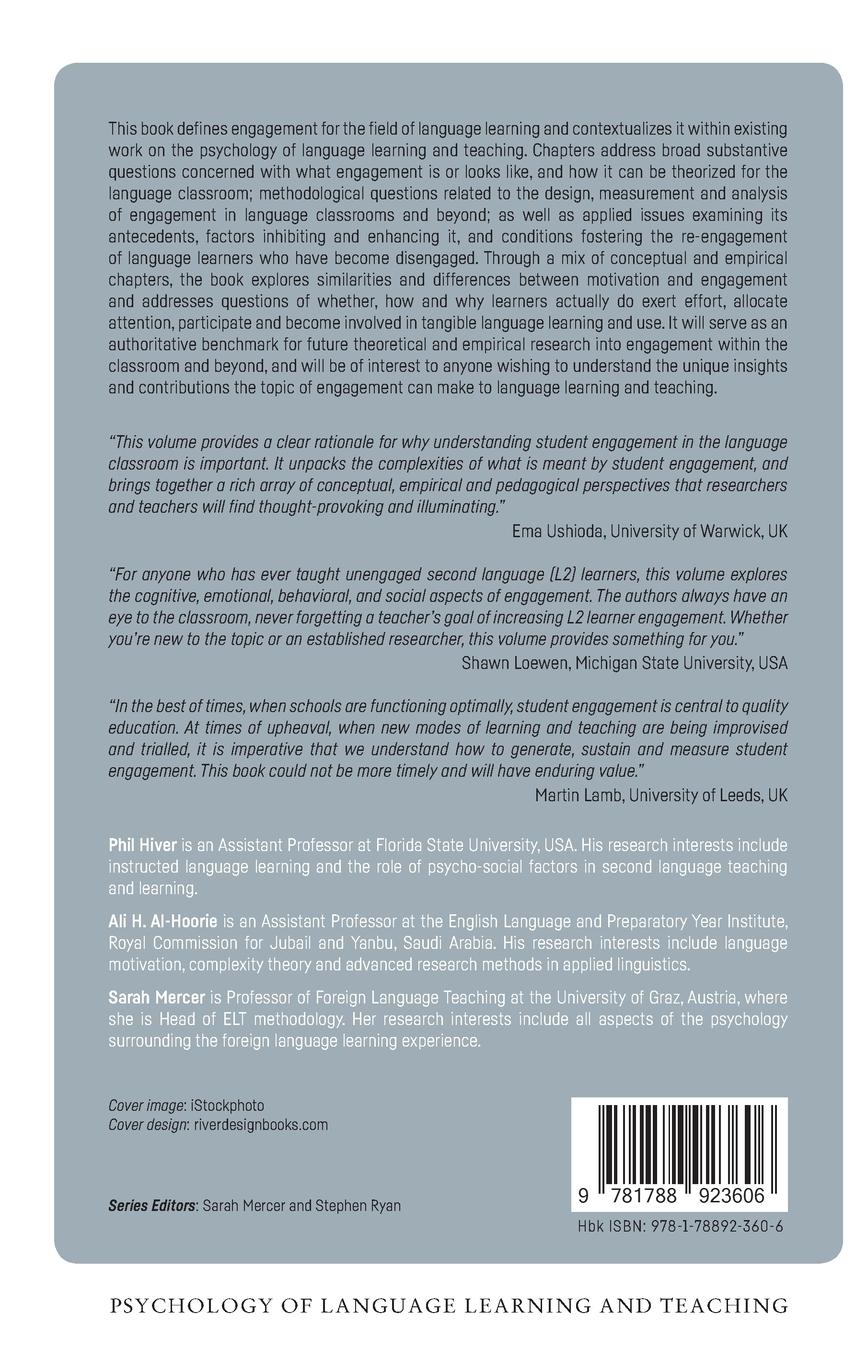 Rückseitencover Student Engagement in the Language Classroom