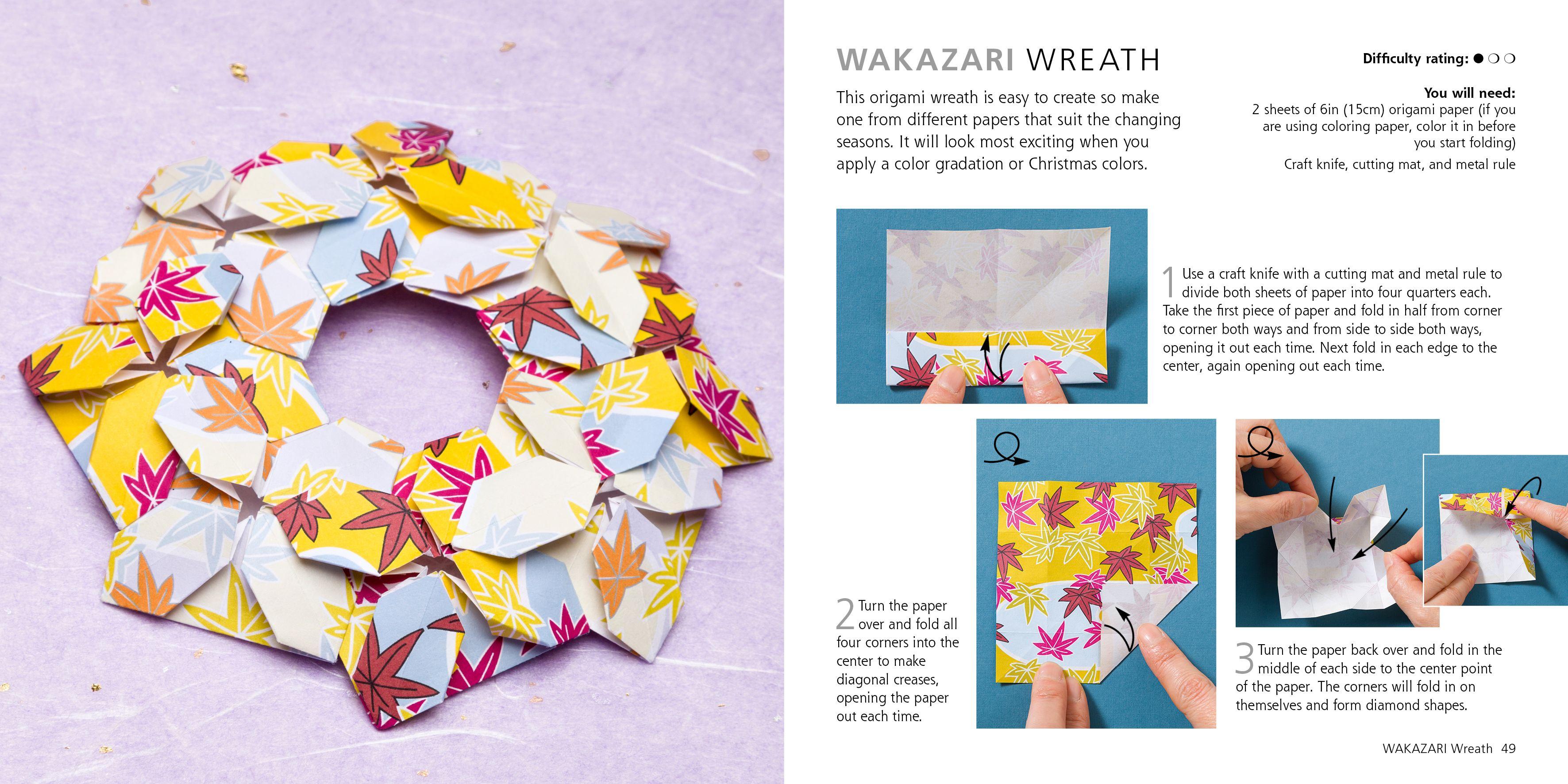 Beispielinhalt (Bild) Mindful Origami