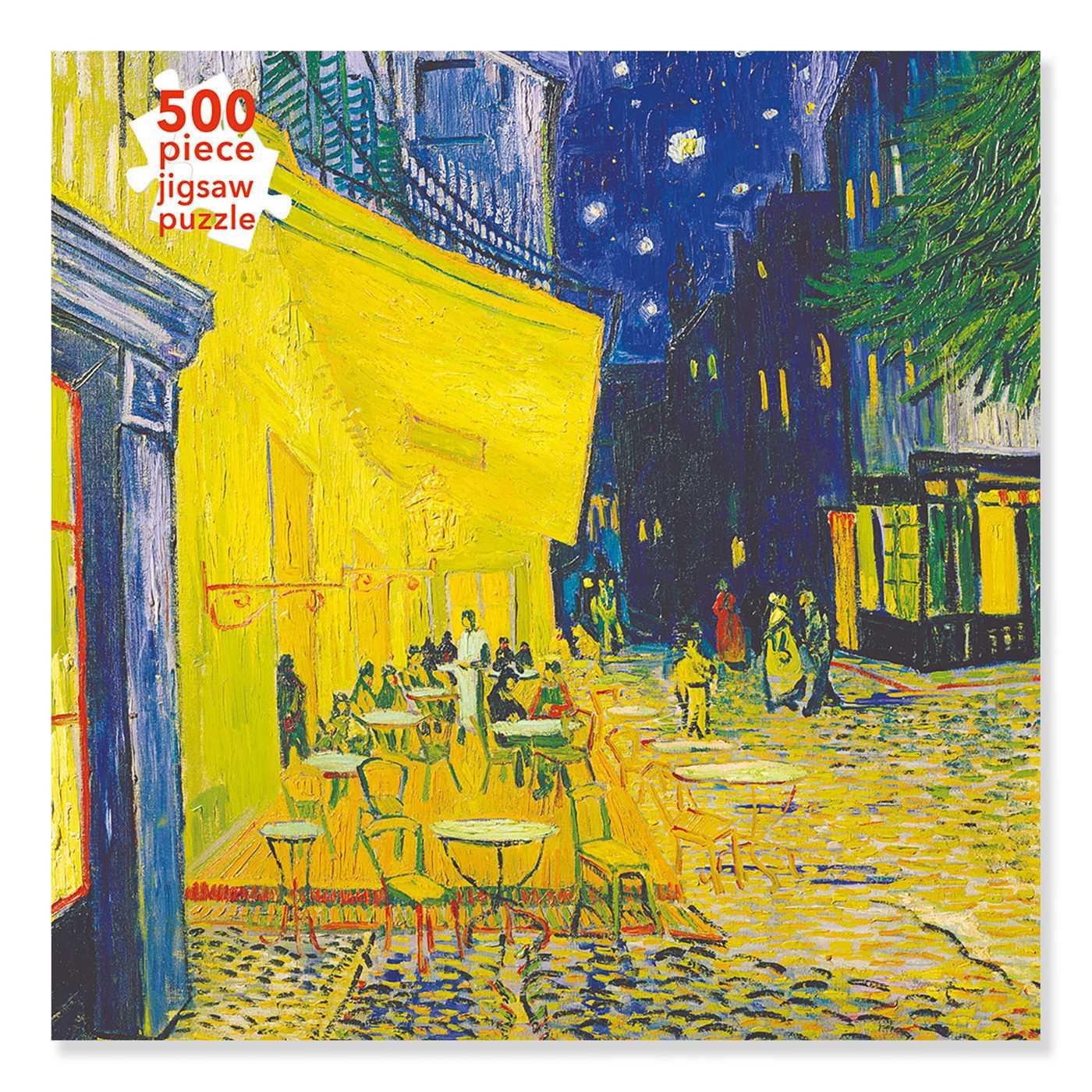 Vorderes Coverbild Adult Jigsaw Puzzle Vincent Van Gogh: Café Terrace (500 Pieces)