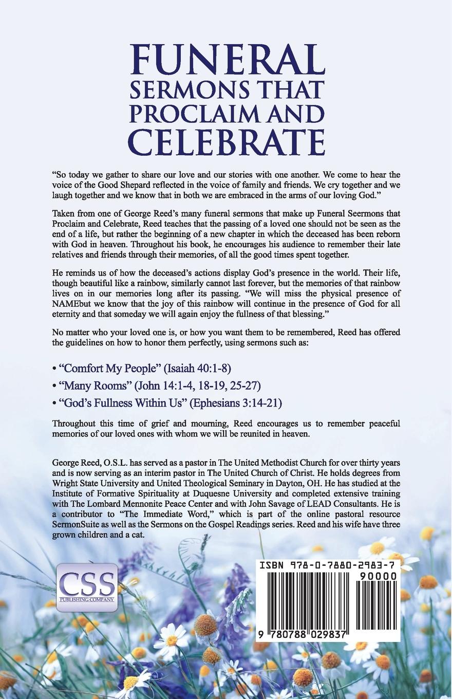 Rückseitencover Funeral Sermons that Proclaim and Celebrate