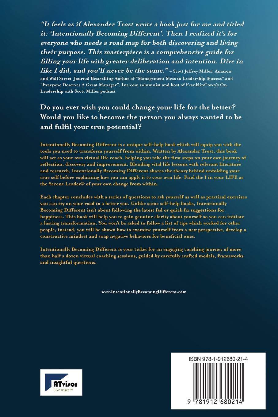 Rückseitencover Intentionally Becoming Different