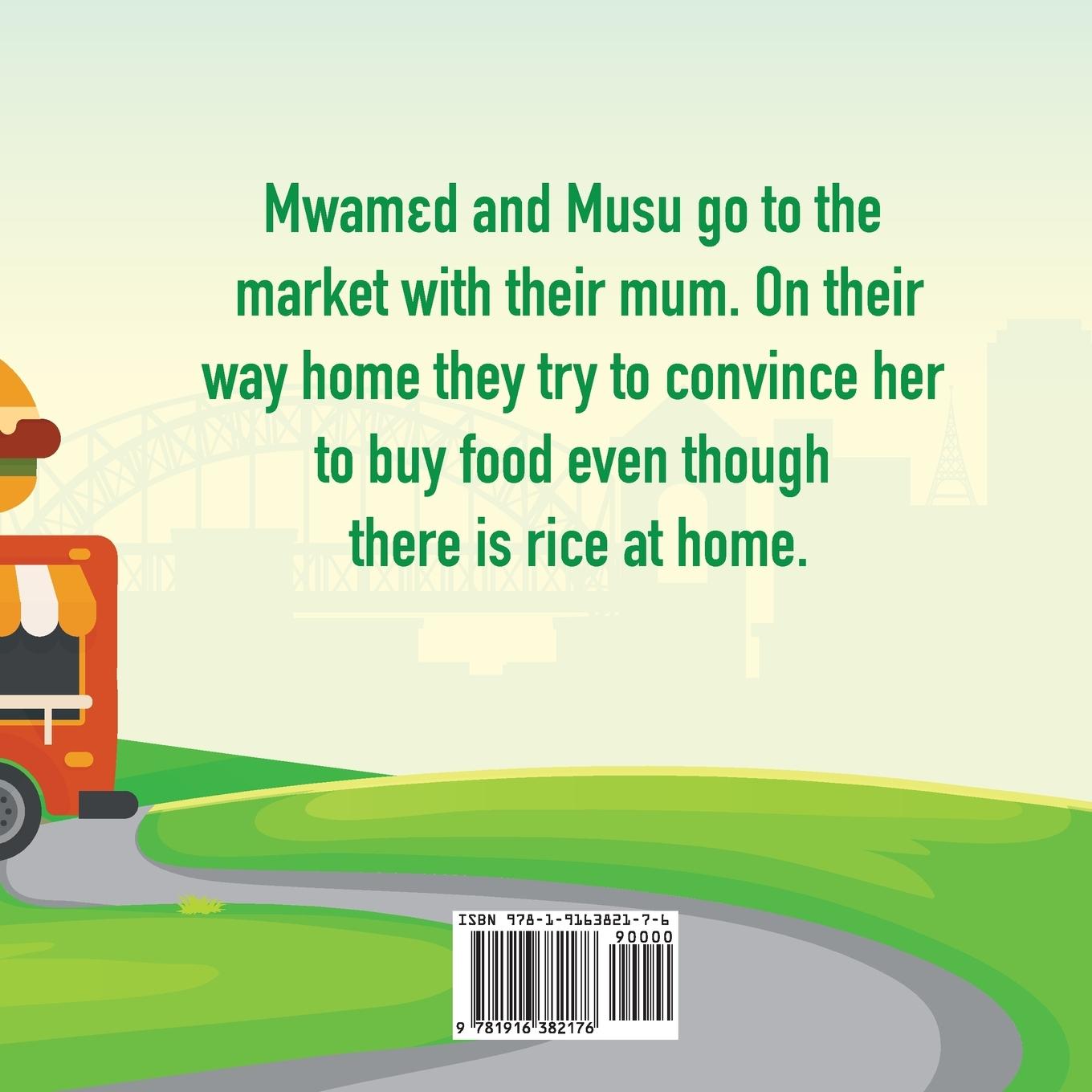 Rückseitencover There's Rice At Home (Krio)