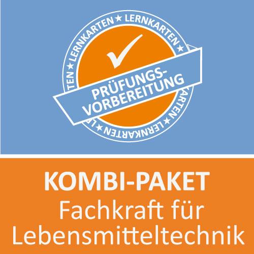 Vorderes Coverbild AzubiShop24.de Kombi-Paket Lernkarten Fachkraft für Lebensmitteltechnik