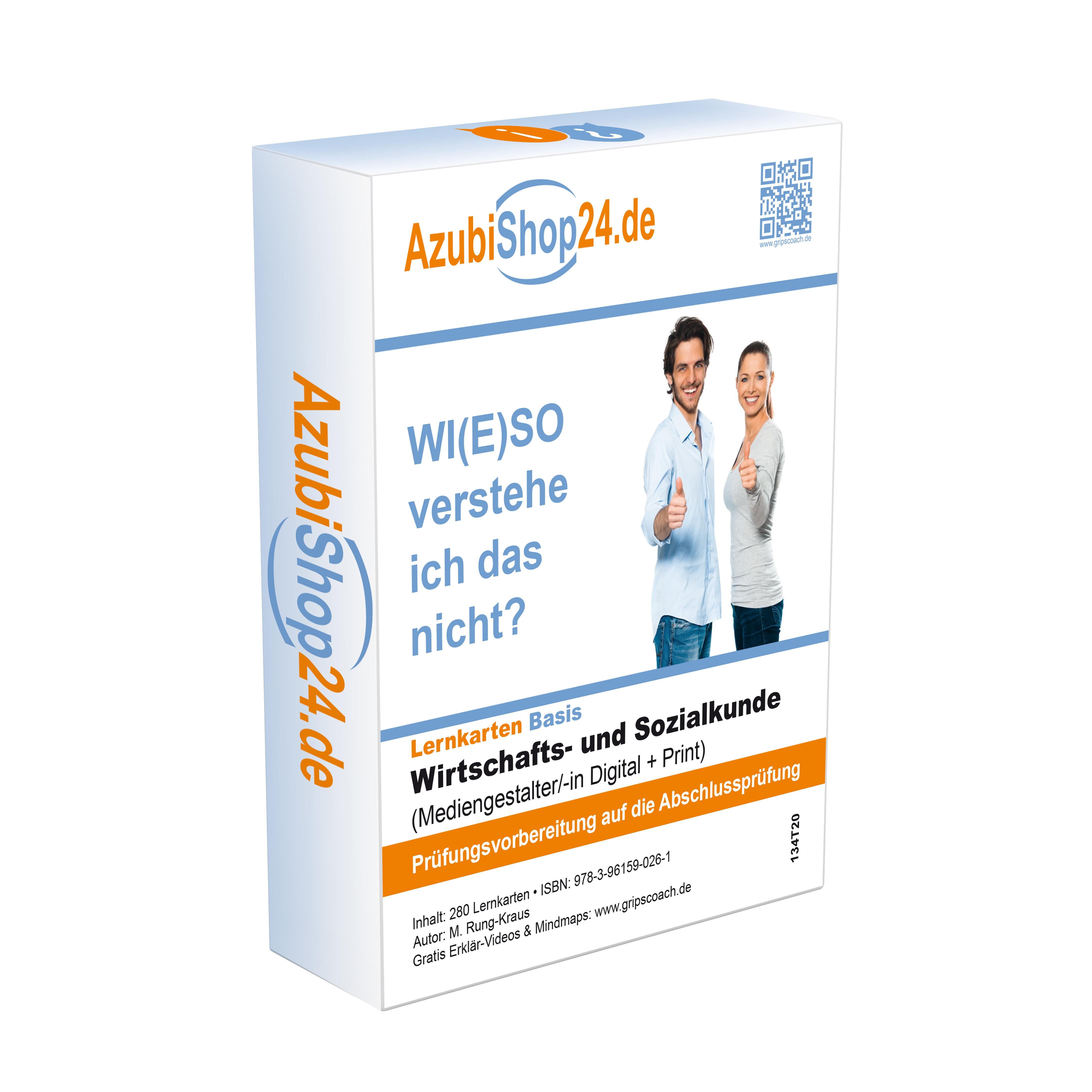 Beispielinhalt (Bild) AzubiShop24.de Kombi-Paket Lernkarten Mediengestalter/-in Digital und Print