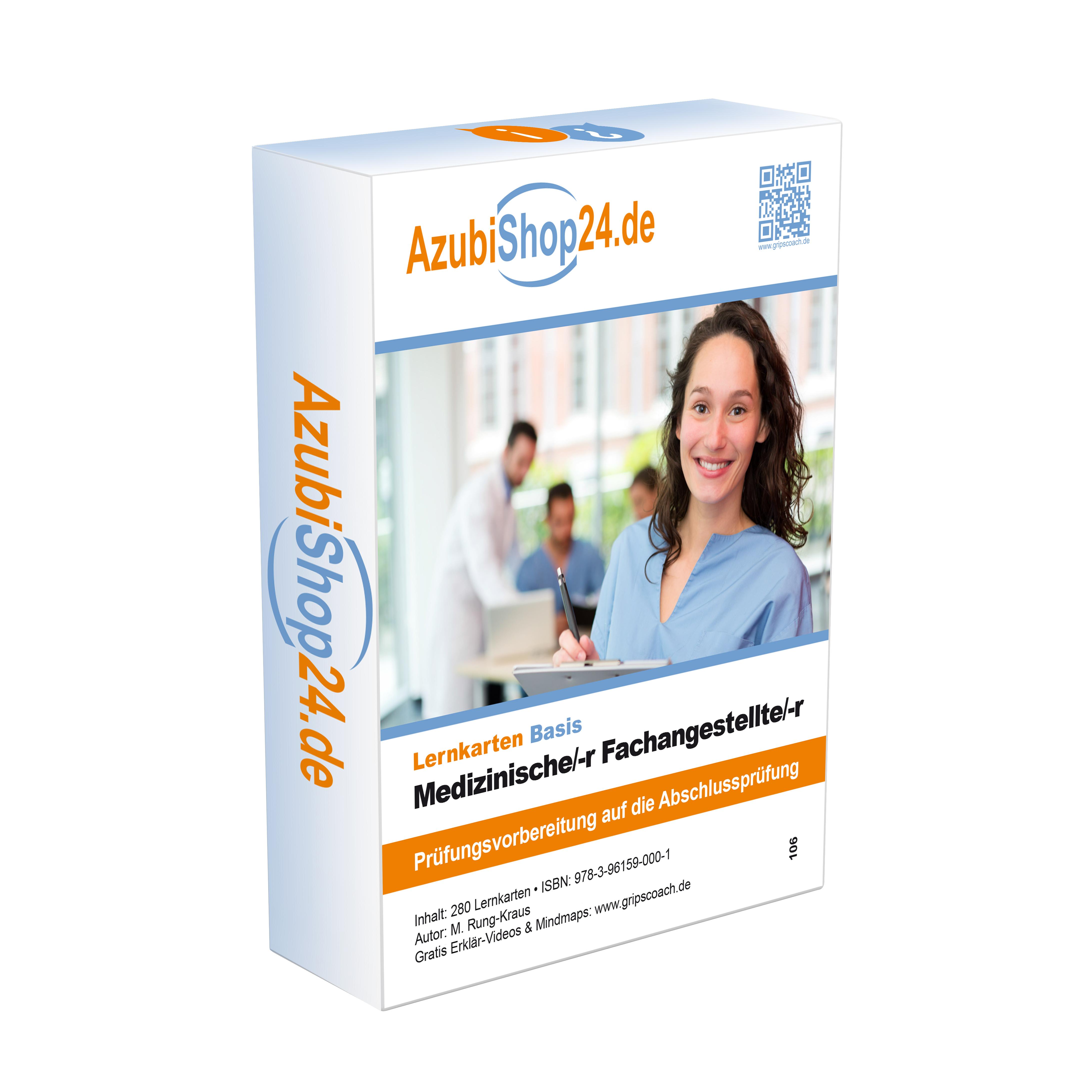 Beispielinhalt (Bild) AzubiShop24.de Kombi-Paket Lernkarten Medizinische/-r Fachangestellte/-r
