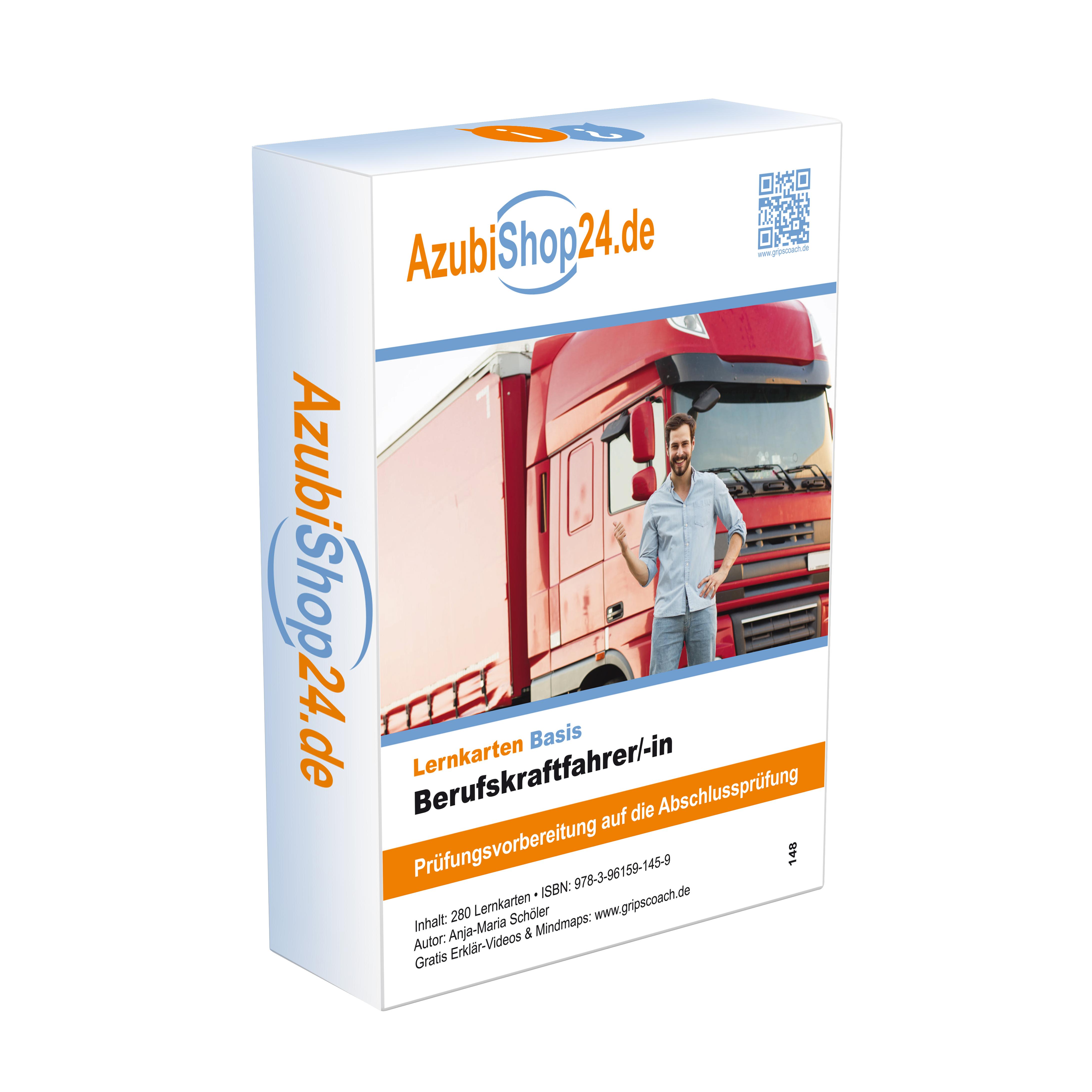 Beispielinhalt (Bild) AzubiShop24.de Kombi-Paket Lernkarten Berufskraftfahrer/-in