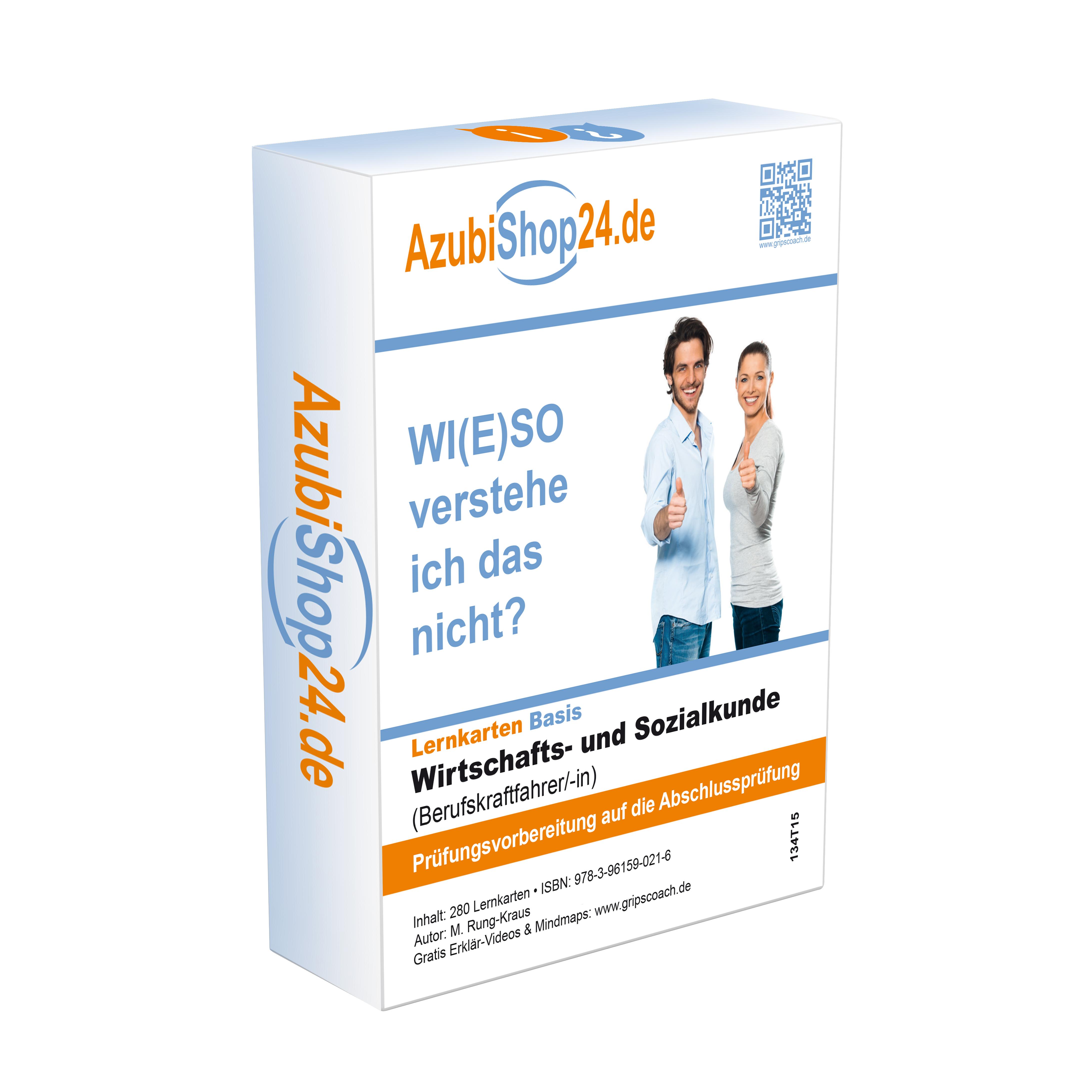 Beispielinhalt (Bild) AzubiShop24.de Kombi-Paket Lernkarten Berufskraftfahrer/-in