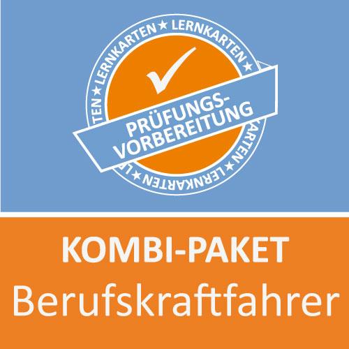 Vorderes Coverbild AzubiShop24.de Kombi-Paket Lernkarten Berufskraftfahrer/-in