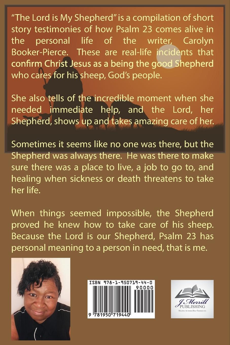 Rückseitencover Because the Lord is My Shepherd