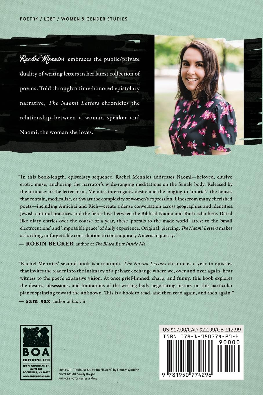 Rückseitencover The Naomi Letters