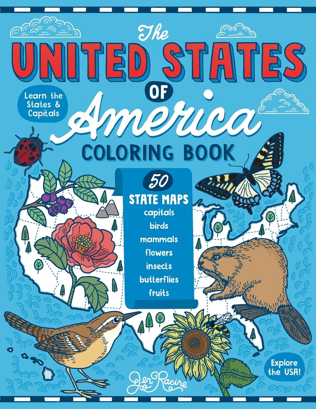 Vorderes Coverbild The United States of America Coloring Book