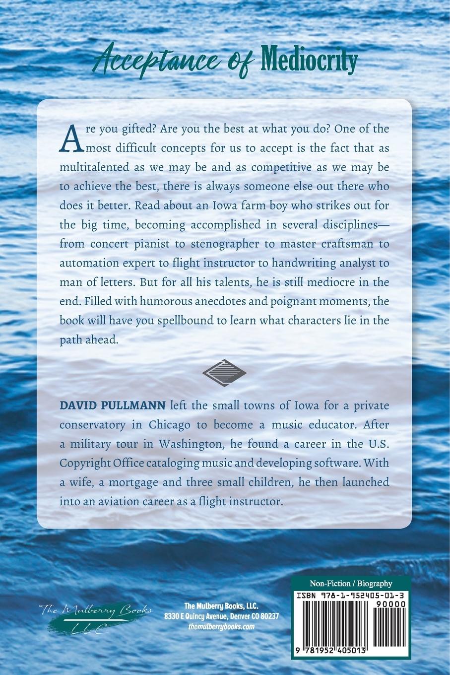 Rückseitencover ACCEPTANCE OF MEDIOCRITY