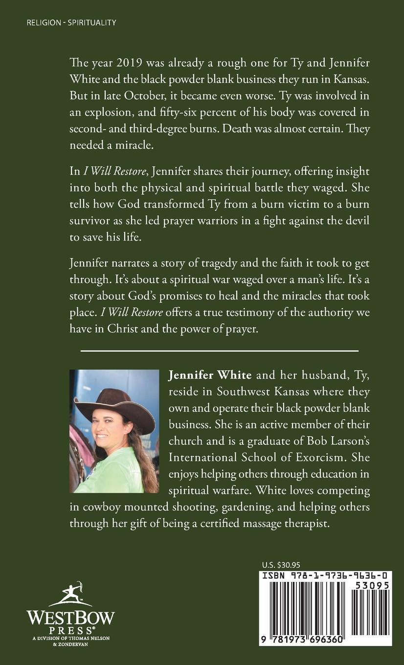 Rückseitencover "I Will Restore"