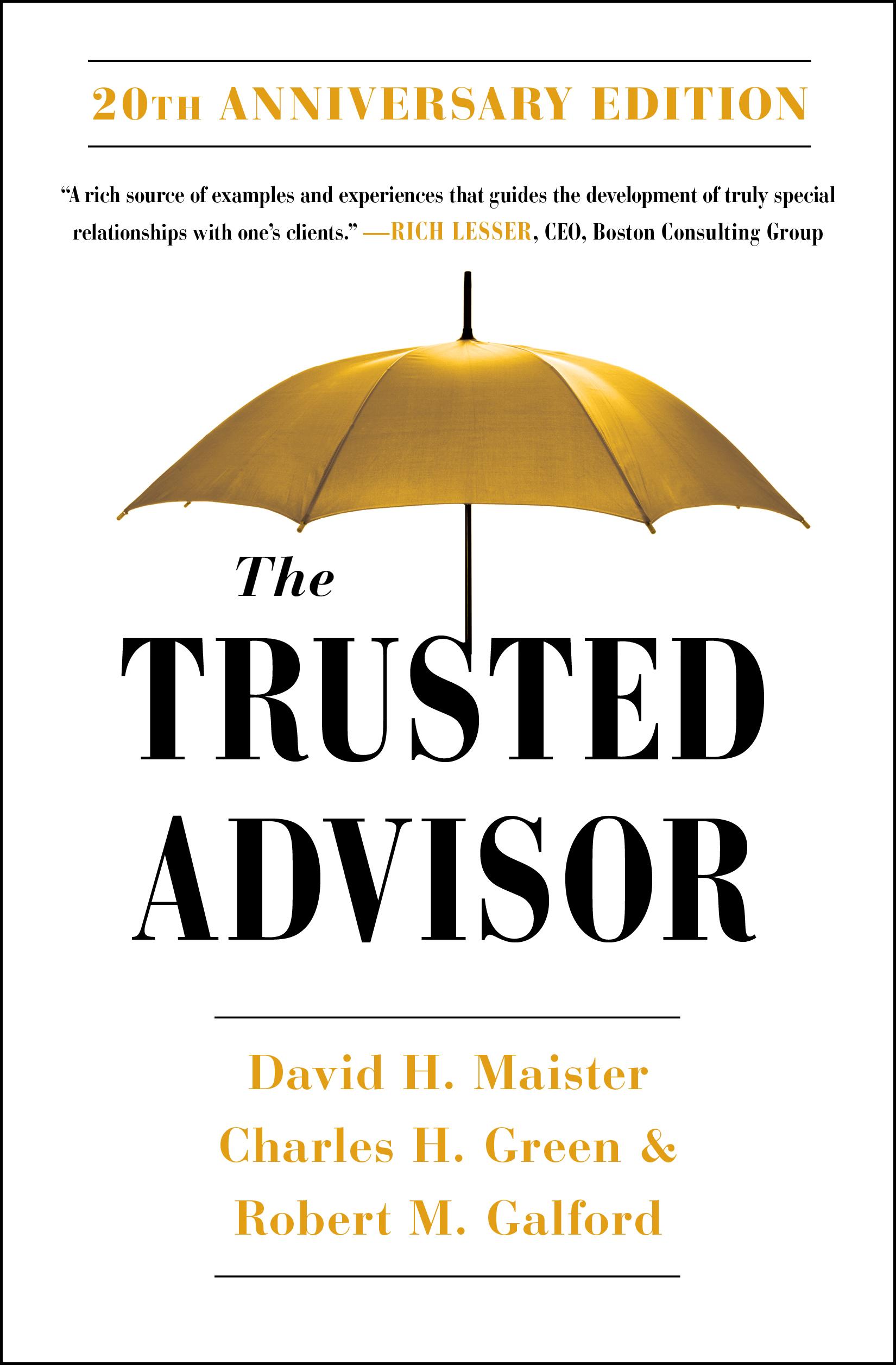 Vorderes Coverbild The Trusted Advisor: 20th Anniversary Edition