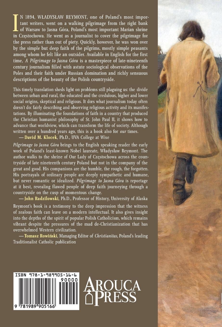 Rückseitencover A Pilgrimage to Jasna Góra (English Translation): Pielgrzymka do Jasnej Góry