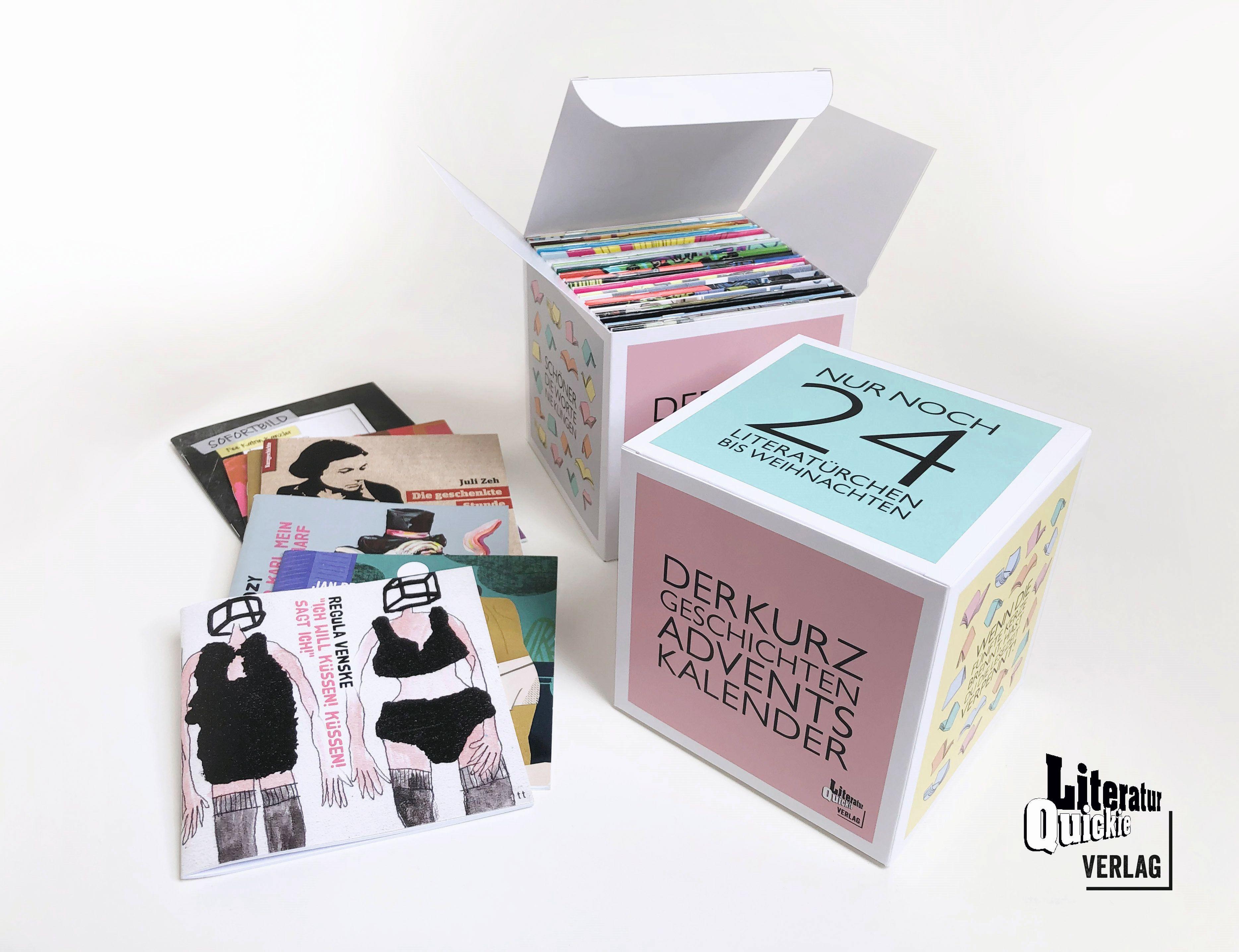 Vorderes Coverbild Der Kurzgeschichten Adventskalender 2. 24 Bände in Box