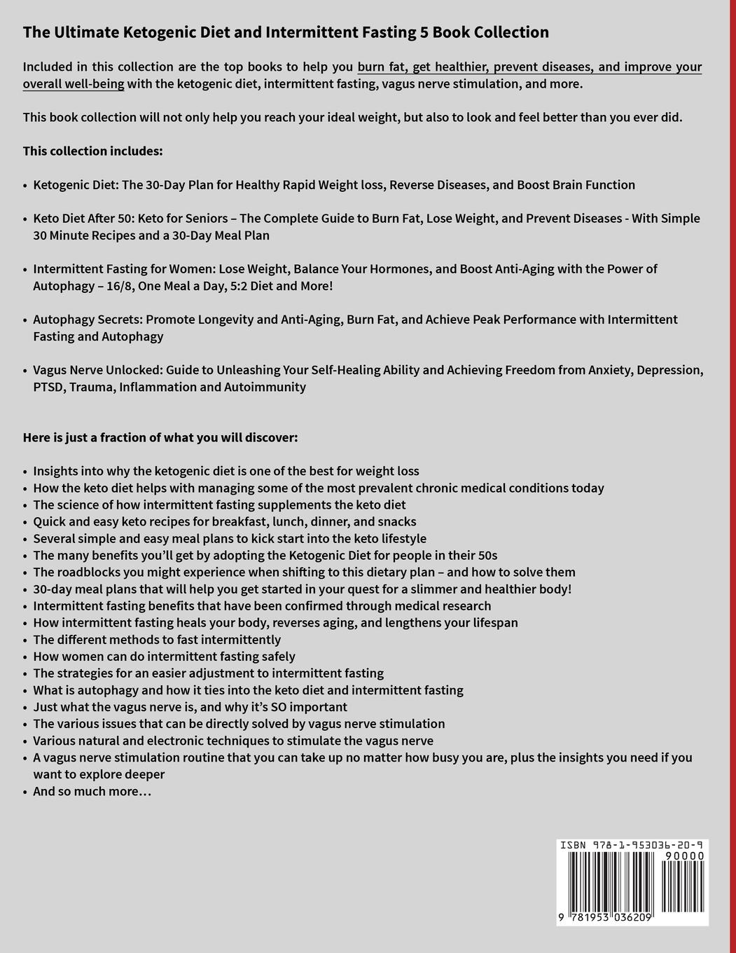 Rückseitencover Ketogenic Diet for Beginners 2020