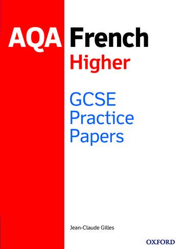 Vorderes Coverbild AQA GCSE French Higher Practice Papers (2016 specification)