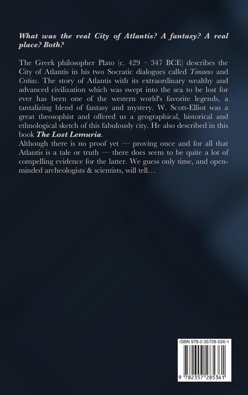 Rückseitencover The Story of Atlantis