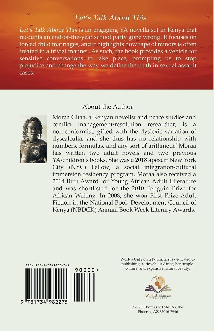 Rückseitencover Let's Talk About This