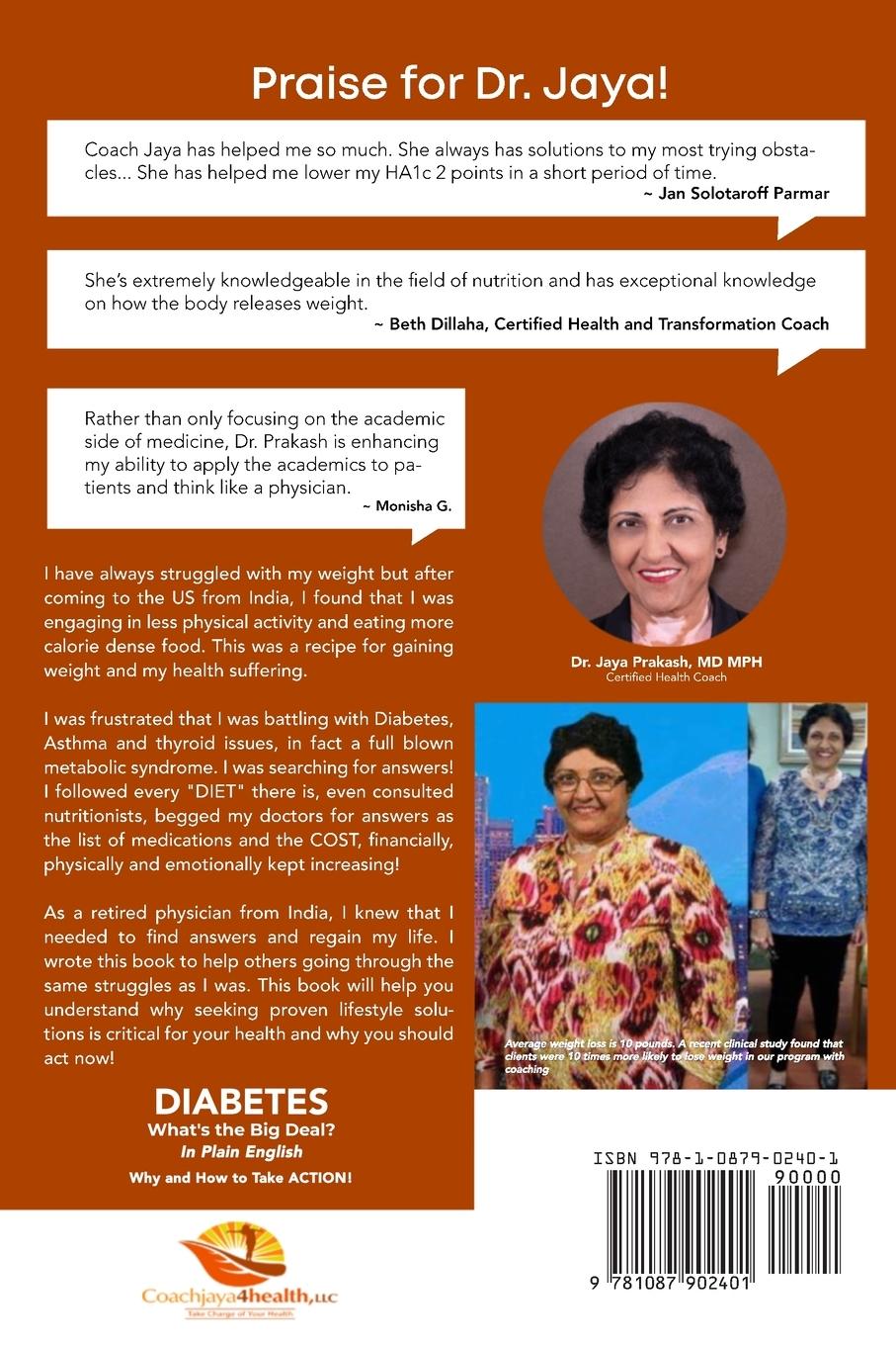 Rückseitencover DIABETES What's the Big Deal?