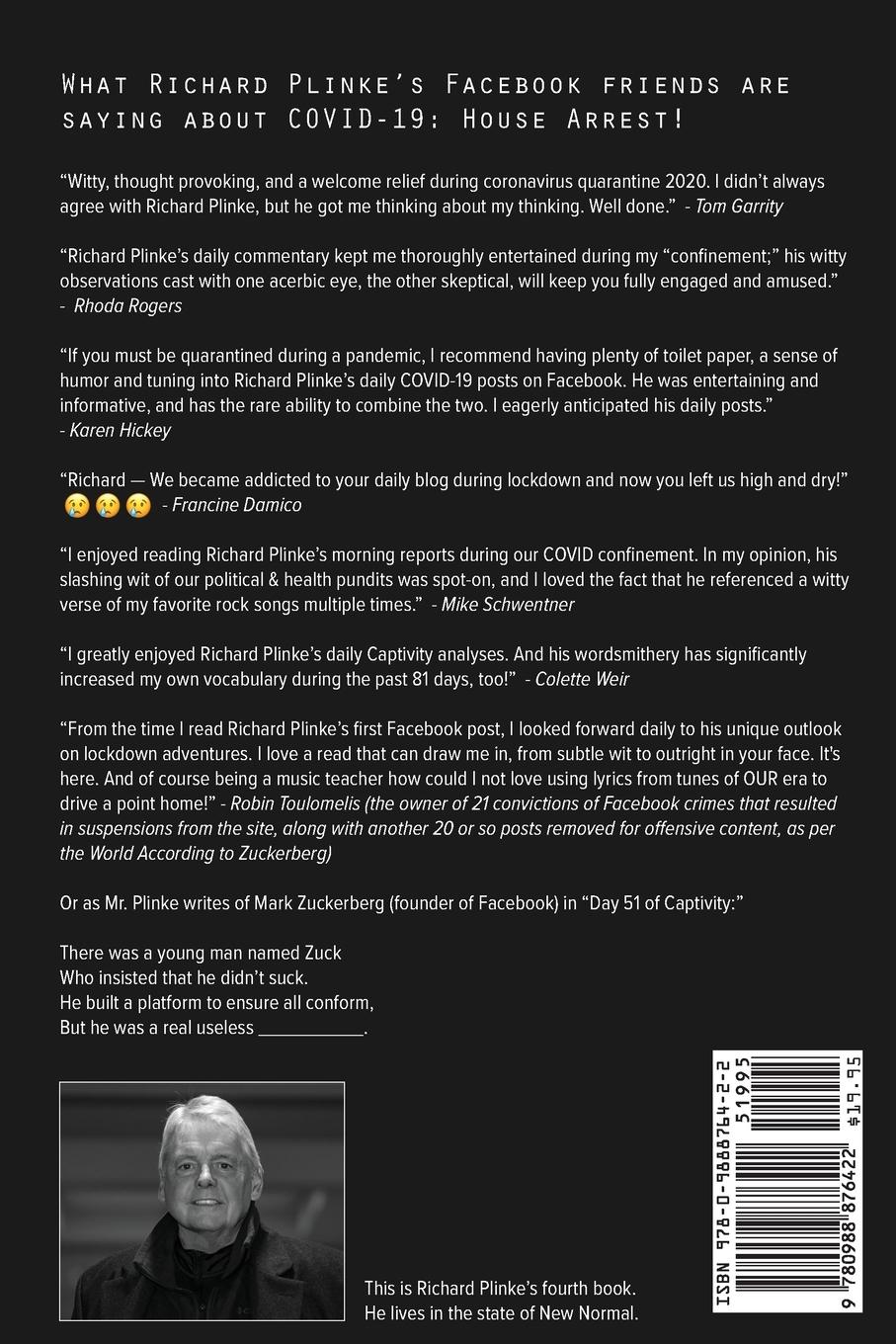 Rückseitencover Covid-19 House Arrest