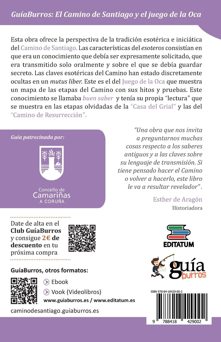 Rückseitencover El Camino de Santiago y el juego de la oca : claves del buen saber