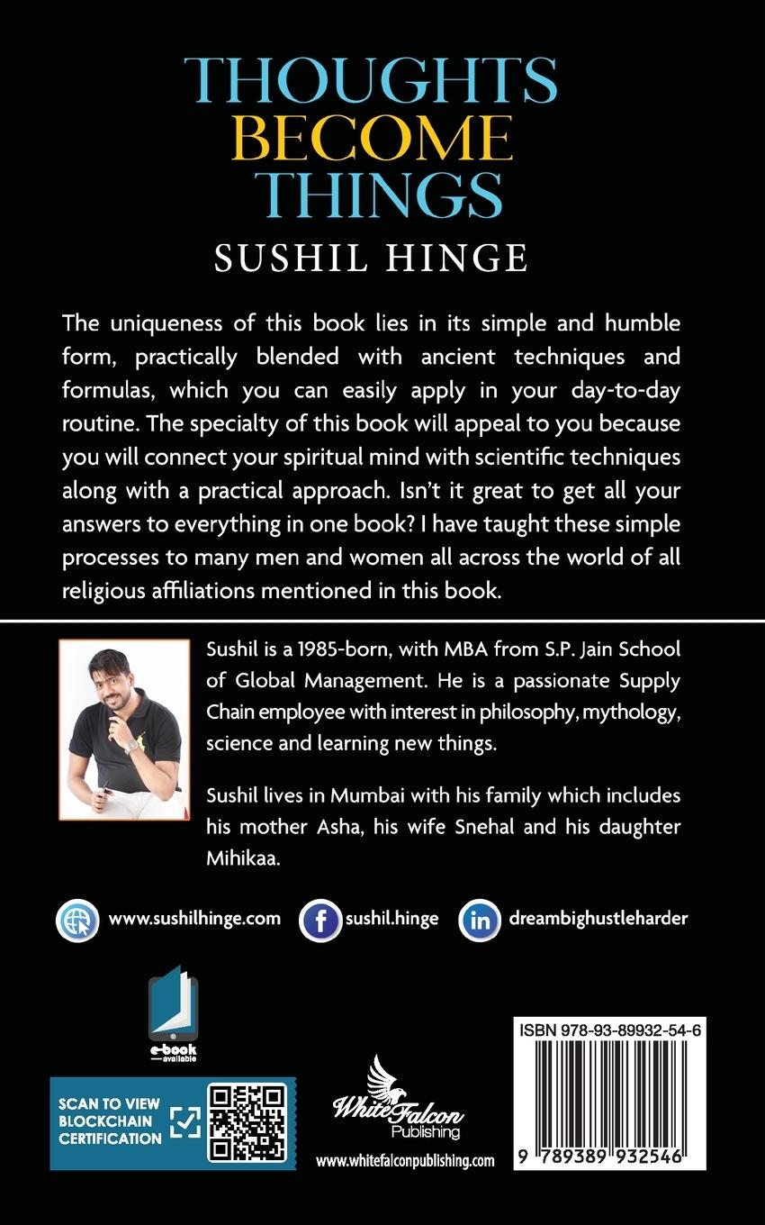 Rückseitencover Thoughts Become Things