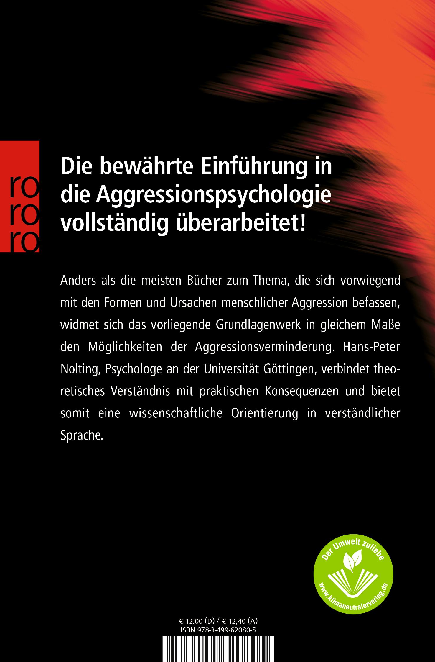 Rückseitencover Lernfall Aggression