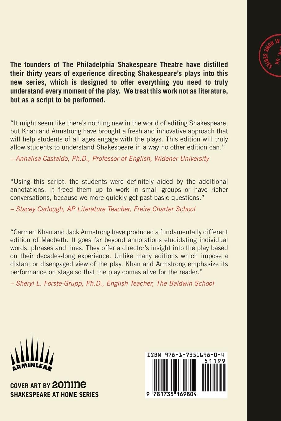 Rückseitencover Macbeth