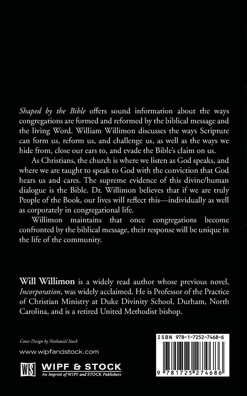 Rückseitencover Shaped by the Bible
