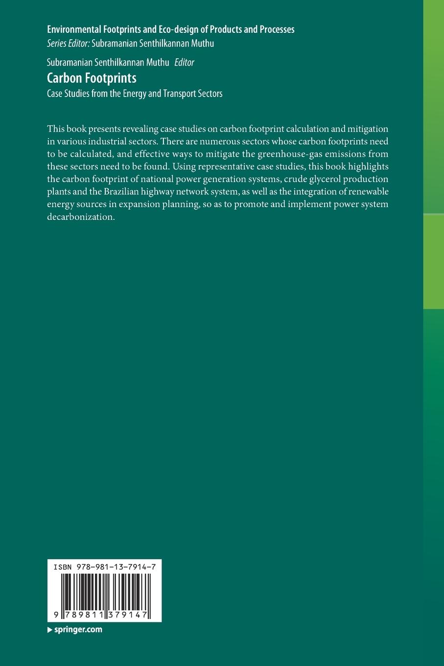 Rückseitencover Carbon Footprints