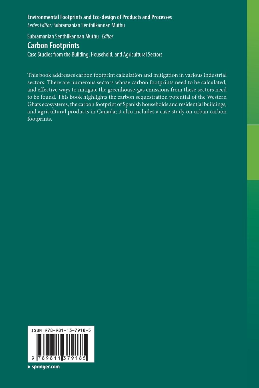 Rückseitencover Carbon Footprints